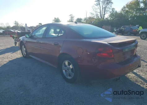 2005 Pontiac Grand Prix Gt from USA, damaged, VIN 2G2WS522451283731